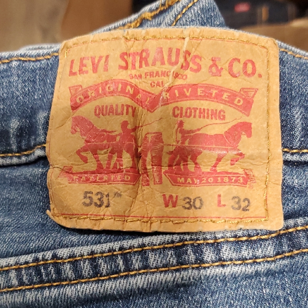 Levi's Blue Straight Jeans Classic Style